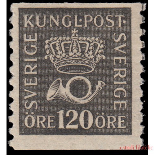 Suecia Sweden 203 1923-26 Corona y cuerno de postas MH