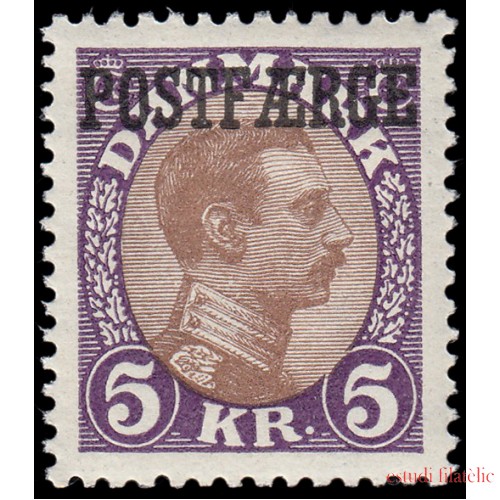 Dinamarca Denmark 276 1941 Sello de 1921-30 con sobrecarga POSTFAERGE MNH