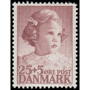 Dinamarca Denmark 337 1950 En beneficio de la infancia Princesa Anne-Marie MNH