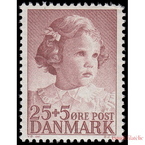 Dinamarca Denmark 337 1950 En beneficio de la infancia Princesa Anne-Marie MNH