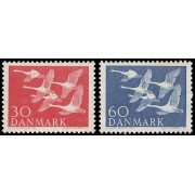 Dinamarca  Denmark 372/73 1956 Día de los países del Norte MNH