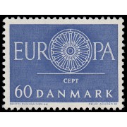 Dinamarca Denmark 394 1960 Europa MNH