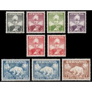 Groenlandia 1/9 1938 El rey Christian X y el oso polar MNH