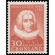 Groenlandia 32 1958 200 aniv. de Hans Poulsen Egede MNH