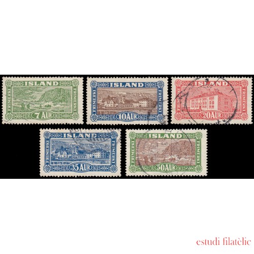 Islandia Iceland 115/19 1925 Paisajes Usados