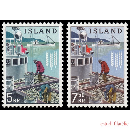 Islandia Iceland 336/37 1964 Flores MNH