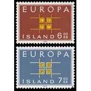 Islandia Iceland 328/29 1963 Europa MNH