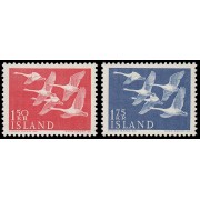 Islandia Iceland 270/71 1956 Día de los países del Norte MNH