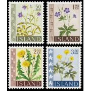 Islandia Iceland 302A/05 1960-62 Florres MNH