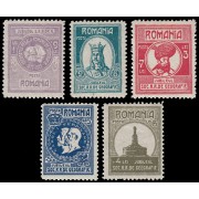 Rumanía Romania 319/23 1927 50 aniv. de la Sociedad Geográfica MH