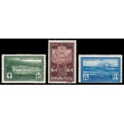 Rumanía Romania 449/51 1932 En beneficio del Fondo de Empleados de Correos y Telégrafos MNH