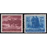 Rumanía Romania 1262/63 1952 75 aniv. de la Independencia MNH