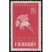 Rumanía Romania 769 1944 30 aniv. de la Federación de rugby MNH