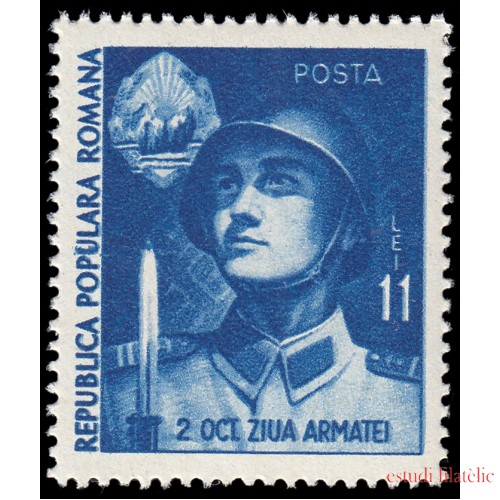 Rumanía Romania 1167 1951 Día de la Armada MNH