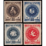 Rumanía Romania 921/24 1946 Serie ARLUS Amistat rumano-soviética MNH