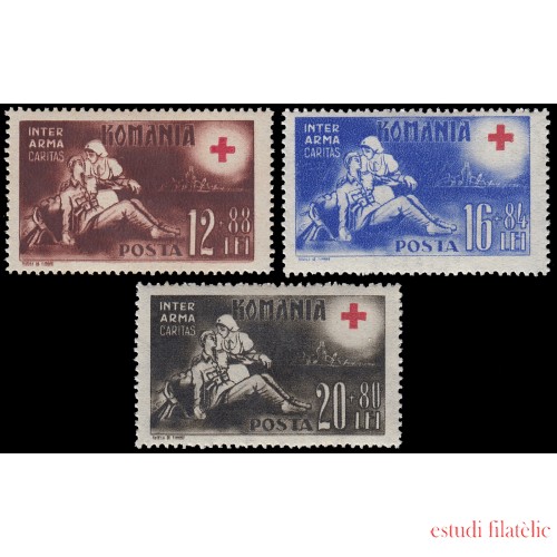 Rumanía Romania 706/08 1943 Cruz Roja MNH