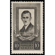 Rumanía Romania 1178 1951 25 aniv. de la ejecución de Pavel Tcacenco MNH