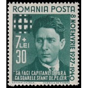 Rumanía Romania 641 1940 Retrato de Codeanu MNH