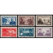 Rumanía Romania 823/28 1945 En beneficio de las víctimas del terror hitleriano MNH