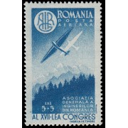 Rumanía  Romania Aéreo 43 1947 17 congreso de ingenieros MNH