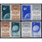 Rumania Romania Aéreo 69/72 1957 Satélites artificiales (con y sin viñeta) MNH