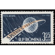 Rumanía  Romania Aéreo 87 1958 Satélite Sputnik MNH