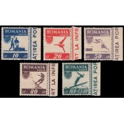 Rumanía Romania 916/20 1946 En beneficio de la Oficina de deportes populares MNH