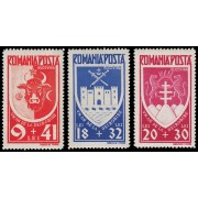 Rumanía Romania 699/01 1943 Aniversario de la liberación de Vucovine Escudos de armas MNH