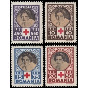 Rumanía Romania 819/22 1945 En beneficio de la Cruz Roja MNH