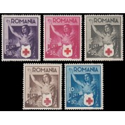 Rumanía Romania 649/53 1941 Cruz Roja MNH