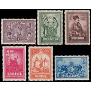 Rumanía  Romania 365/70 1929 10 aniv. de la reinserción de la Transilvania MH