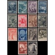 Bulgaria Bulgary 406/19 1942-43 Serie histórica MNH