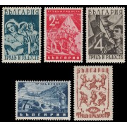 Bulgaria Bulgary 395/99 1942 Alegría y fuerza MNH