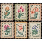 Bulgaria  Bulgary 1018/23 1960 Protección de la naturaleza Flores MNH