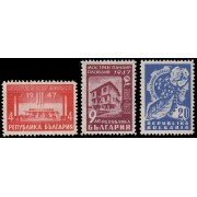 Bulgaria Bulgary 544/46 1947 Feria de muestras, Plovdiv MNH