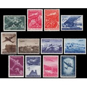 Bulgaria  Bulgary Aéreo 19/30 1940 Serie corriente MNH