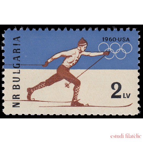 Bulgaria Bulgary 1006 1960 Juegos Olímpicos de Invierno de 1960 Squaw Valley MNH