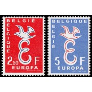 Bélgica 1064/65 1958 Europa MNH