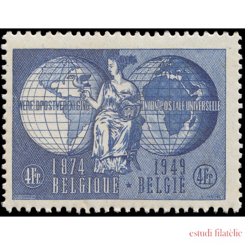 Bélgica 812 1949 75º Aniv. del UPU MNH