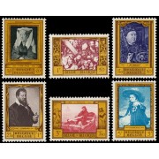 Bélgica 1076/81 1958 Obras culturales Obras de pintores belgas  MNH