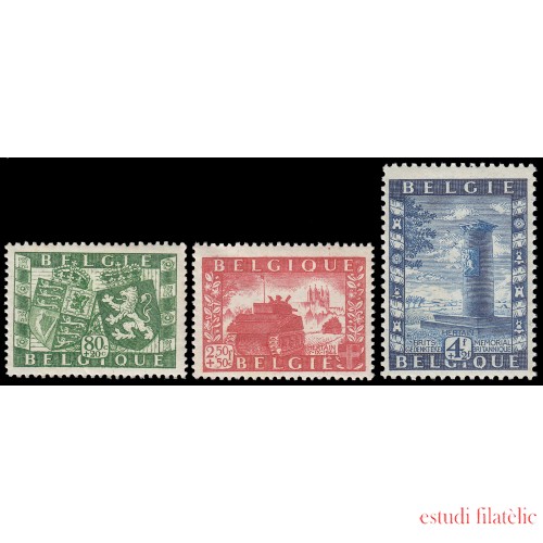 Bélgica 823/25 1950 Amistat anglo-belga MNH