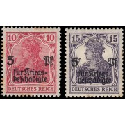 Alemania Imperio Germany 104/05 1919 Sobretasa en beneficio de las víctimas de la guerra MH