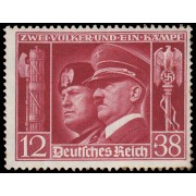 Alemania Imperio Germany 687 1941 Hermanos de armas germano-italianos MH