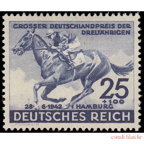 Alemania Imperio Germany 738 1942 Gran Premio de Alemania para el 