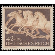 Alemania Imperio Germany 739 1942 Carrera de caballos 