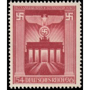 Alemania Imperio Germany 761 1943 10 aniv. de la subida al poder del partido nacional-socialista MH