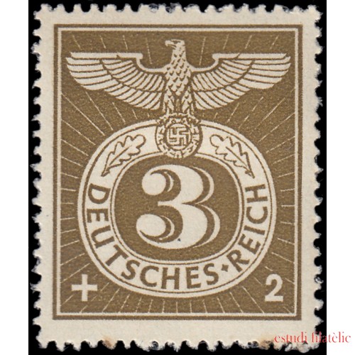 Alemania Imperio Germany 762 1943 Águila del Reich con numeral MH