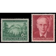 Alemania Imperio Germany 773/74 1943 Centenario del poeta Peter Rosegger MH