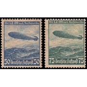 Alemania Imperio Germany Aéreo 55/56 1936 Dirigible LZ-129 Hindenburg MH