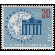 Alemania Berlín 168 1959 Congreso Municipal Mundial MH